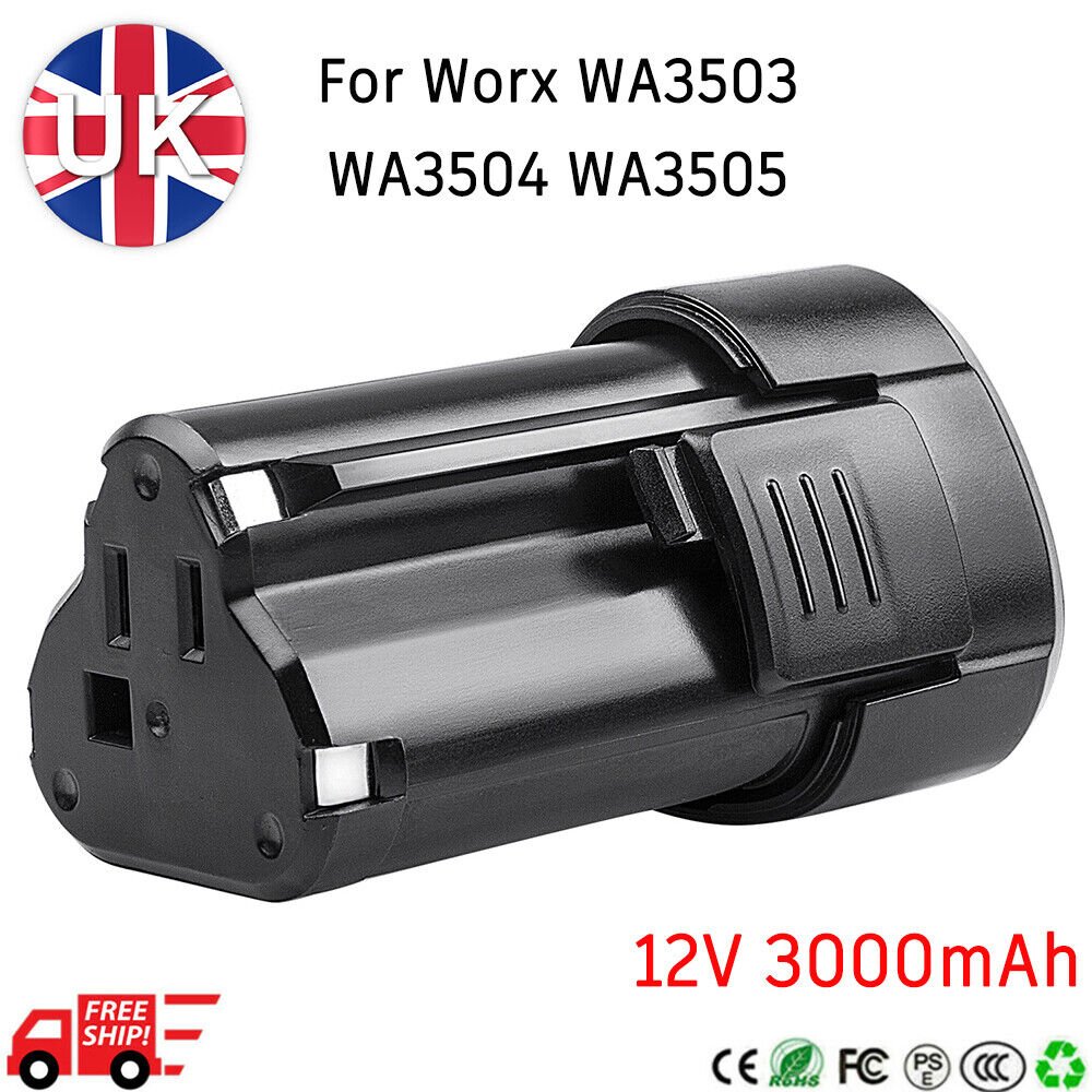 WORX W125.1 12V 1300mAh Drill Replacement Battery