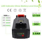 BLACK & DECKER GLC3630L 36V 3000mAh Drill Replacement Battery 