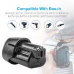 Bosch 1 600 Z00 03K 10.8V 1500mAh Drill Replacement Battery 