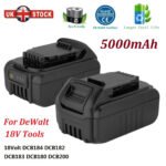 DEWALT DCF889 18V 5000mAh Drill Replacement Battery