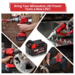 MILWAUKEE M18CAG115XPDB-0 18V 5000mAh Drill Replacement Battery 